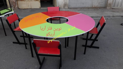 تصویر از نیمکت مهدکودک