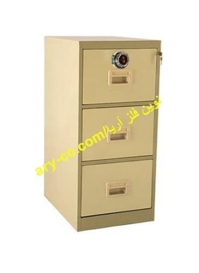 تصویر  فایل 3 کشو فلزی رمزدار