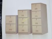 تصویر  فایل 4 کشو فلزی ریل دوبل قفل مرکزی