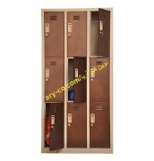 تصویر  کمد فلزی 9 درب ( جاکفشی فلزی)